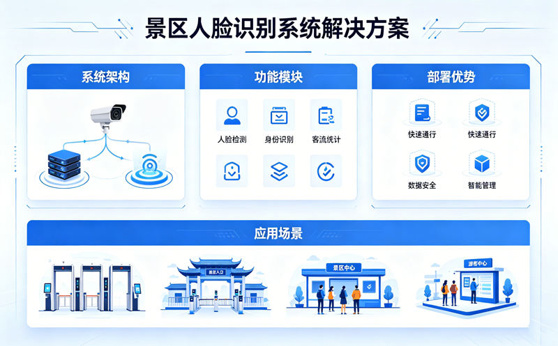 景区人脸识别系统解决方案:实名入园、人脸核验与快速通行 景区人脸识别系统解决方案:实名入园、人脸核验与快速通行